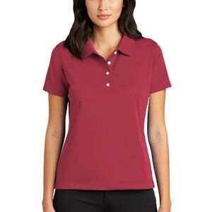 Nike Ladies Golf Shirt Dri-fit Rust Color SZ LG